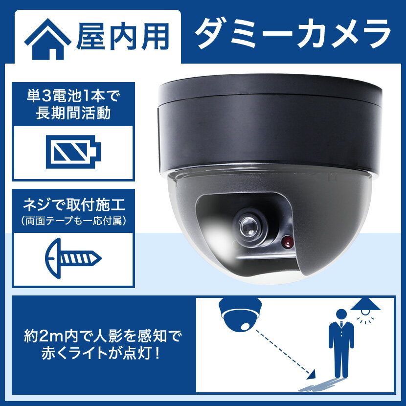アルコム『ドーム型防犯用ダミーカメラRD-2931』