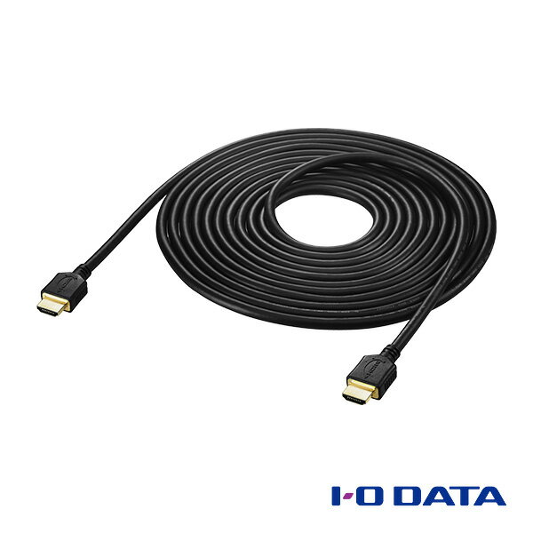 楽天防犯カメラ専門店　アルコム[150円クーポン/P10倍/送料無料] HDMIケーブル 5m 500cm 4K hdmi ケーブル テレビ ゲーム レコーダー モニター AV機器 液晶 ディスプレイ 録画機 スイッチ PS5 パソコン PC 配線 黒 ブラック オフィス 事務所 小売 店舗 レコーダー用 アイ・オー・データ IODATA DA-PMH/5M