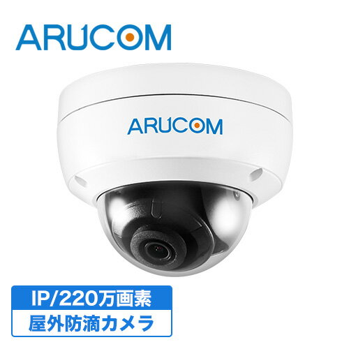 2年保証 防犯カメラ 監視カメラ 屋外 屋内 兼用 ドームカメラ PoE 有線 高画質 220万画素 ネットワークカメラ AIカメラ RD-CI242S | アルコム ドーム型 室内 PoE給電 防滴 広角 単焦点レンズ 夜間 赤外線 LAN 家庭用 業務用 店舗 単品