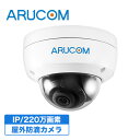 【マラソン全品P15倍&クーポン】送料無料 2年保証 防犯カメラ 監視カメラ 屋外 屋内 兼用 ドームカメラ PoE 有線 高画質 220万画素 ネットワークカメラ AIカメラ RD-CI242S | アルコム ドーム型 室内 PoE給電 防滴 単焦点レンズ 夜間 赤外線 LAN 家庭用 業務用 店舗 単品