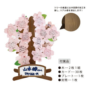 色紙 寄せ書き 大人数 かわいい おもしろ ※ シール フレーム 額縁 50枚 ではありません。 ひとこと ポップアップ ありがとう さくら りんご メッセージツリー3