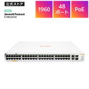 製品名Aruba Instant On 1960 48G 40p Class4 8p Class6 PoE 2XGT 2SFP+ 600W Switch メーカー型番JL809A#ACF レイヤーL2 ポート数10/100/1000BASE-T48 (8xCL6PoE,40xCL4PoE) 100/1000BASE-X SFP- 1G/10GBASE-R SFP+2 1G/10GBASE-T2 管理（追加費用不要）Aruba Instant On モバイルアプリ (Android, iOS) / Webブラウザ スイッチ容量176 Gbps 最大スタック台数4 PoE+ 最大給電能力(筺体あたり)600W PoE+ 最大給電能力(ポートあたり)60W 電源モジュール標準搭載 ファン標準搭載 重量（フル実装時）4.9kg サイズ(WxDxH)[mm]443 x 323 x 44.0 保証とサポート制限付ライフタイム保証（製品販売終了後5年間の保証）購入後90日間の日本語電話サポート（月〜金 09:00 - 17:00）保証期間中のチャットサポート（24時間 英語サポートのみ） Aruba Instant On 1960 対応オプション一覧 Aruba Instant On 1G SFP LC SX 500m OM2 MMF Transceiver（R9D16A） Aruba Instant On 1G SFP RJ45 T 100m Cat5e Transceiver（R9D17A） Aruba Instant On 10G SFP+ LC SR 300m OM3 MMF Transceiver（R9D18A） Aruba Instant On 10G SFP+ to SFP+ 1m DAC Cable（R9D19A） Aruba Instant On 10G SFP+ to SFP+ 3m DAC Cable（R9D20A） Aruba Instant On 1960シリーズ