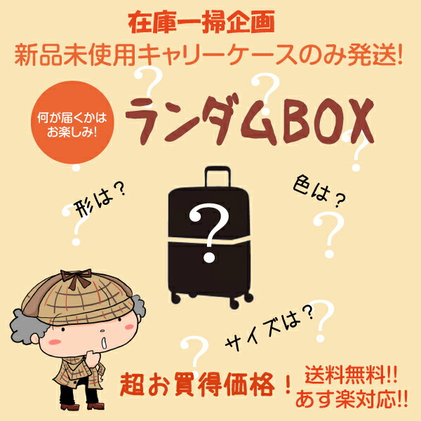 【お客様に還元祭】在庫限り キャリーケース キャリーバッグ スーツケース 限定 ランダム 何が来るかわからない キャリーバッグ 特価 お試し購入金額 激安 特価