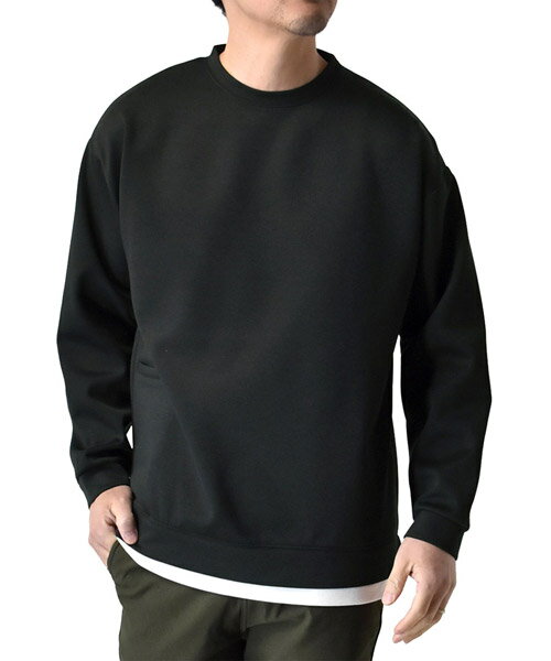 arche アルシュ PLUG別注 GRADY CREWNECK 加工 クルーネック スウェット ブラック サイズ不明 正規品 / 53439 arche アルシュ ゆったり Plug Crewneck Sweatshirt