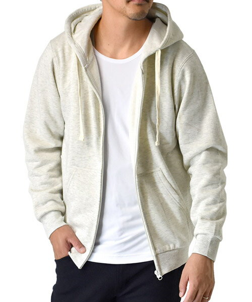 楽天市場】フリース パーカー（カラーホワイト）（トップス｜メンズ