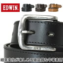 エドゥイン EDWIN 牛革 床革 レザーベルト ステッチ カジュアル アメカジ メンズ【G1W】【送料無料】(4)
