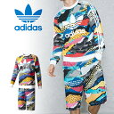 【特価】adidas originals アディダス オリジナルス セットアップ メンズ スウェット スイムウェア ロンT bk7730 bk7741 水着