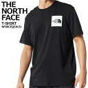 THE NORTH FACE ノースフェイス Men’s S/S Fine Tee - Eu トップス クルーネック Tシャツ ブラック メンズ 父の日 ロゴ NF00CEQ5JK31