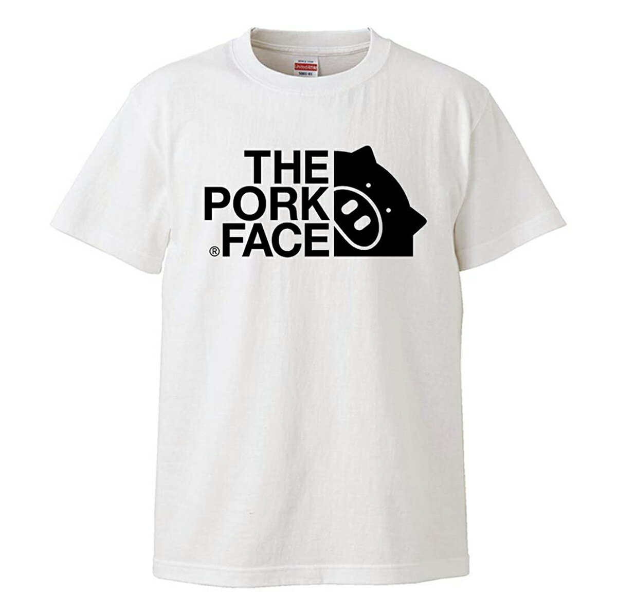 THE PORK FACE ポークフェイス Tシャツ メンズ 父の日 レディース 母の日 ホワイト
