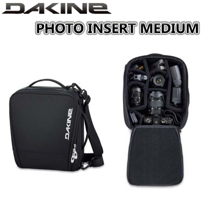 楽天地球の歩き方オンラインショップ【30％OFF】DAKINE ダカイン カメラバッグ フォトインサート ミディアム ショルダー PHOTO INSERT MEDIUM カメラケース カメラ保護ケース ブラック おしゃれ BB237-219 正規販売【セール品】【返品交換不可】