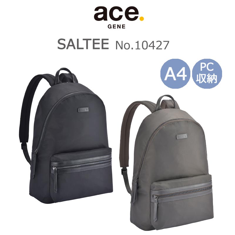 楽天地球の歩き方オンラインショップ【20％OFF】ace. エース GENE サルティー ビジネスリュック リュック スニーカー通勤 レディース ビジネス No.10427 A4収納 14インチPC収納 通勤 通学 旅行 出張 社会人 バッグ リサイクル素材 SALTEE エースジーンレーベル 正規販売【セール品】【返品交換不可】