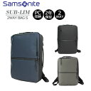 サムソナイト PCバッグ メンズ サムソナイト ビジネスバッグ サブ-リム サブリム 2WAYバッグS SUB-LIM 2WAY BAG S ビジネス リュック バックパック ブリーフケース PC収納 キャリーオン 通勤 社会人 メンズ HT7*001 Samsonite メーカー保証付 正規販売店 ブラック ネイビー