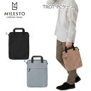P10倍 ミレスト TROT トロット PCケース MLS885 13インチノートPC収納対応 縦型 PCバッグ ビジネス テレワーク 仕事 撥水 耐水性 おしゃれ 軽量 カジュアル レディース メンズ MILESTO 正規販売(2)