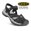 WOMEN KEEN ROSE SANDAL 1008783 BLACK/NEUTRAL GRAY 正規品 キーン ローズサンダル レディースサンダル レディーススニーカー 婦人靴 keen アウトド