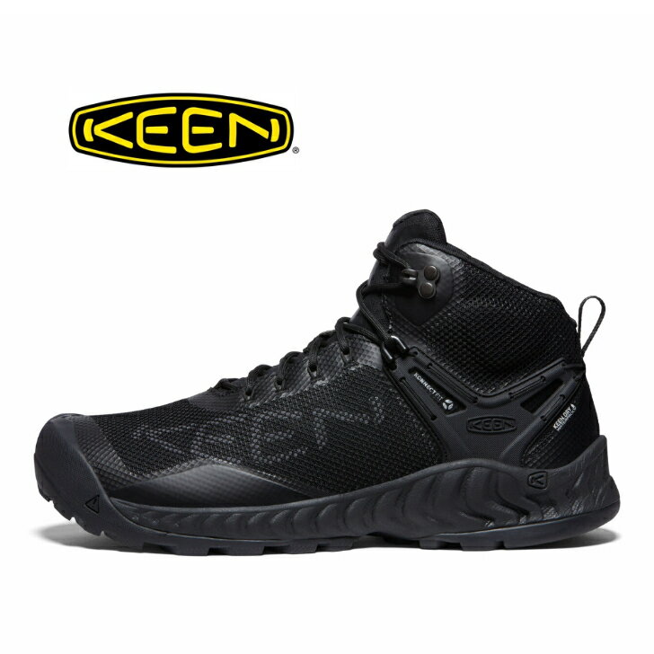 KEEN NXIS EVO MID WP 1027191 TRIPLE BLACK  ͥ  ߥå ץ롼 ɿϥ󥰥塼 ȥɥˡ   л keen ŷԾ ŷ ŷԾ  󥭥   ȥå󥰥塼 