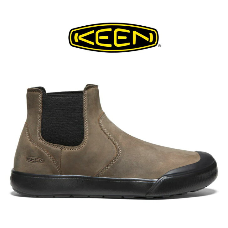 キーン ブーツ レディース KEEN ELENA CHELSEA 1027705 PLAZA TAUPE/BLACK 正規品 キーン ウィメンズ エレナ チェルシーブーツ チェルシー ブーツ ブランド おしゃれブーツ 革ブーツ レディースブーツショート レディース ショートブーツ 婦人靴 耐水 レザー カジュアル サイドゴア アウトドア あす楽