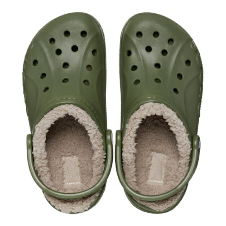 crocs バヤ ラインド クロッグ 205969-3TC baya lined clog メンズボアサンダル カーキ クロックス 男性靴 普段履き 室内履き 楽天市場 楽天検索 サーチ ランキング 広告 通販 25cm 26cm 27cm 28cm