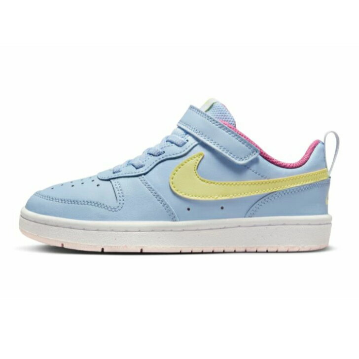 NIKE COURT BOROUGH LOW2 PSV BQ5451-405 COBALT BLISS/LT LEMON TWIST 正規品 nike ナイキ コートバーロウ2 ジュニアスニーカー キッズシューズ 子供靴 白 マジック 男の子 女の子 楽天検索 …