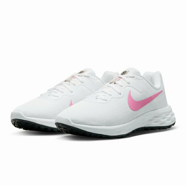 WOMEN NIKE REVOLUTION6 NN WIDE DC9001-103 WHITE/PINK SPELL レディースランニングシューズ ナイキ レヴォリューション6 ワイド ウォーキング 白ピンク ガールズ 婦人靴 ジムトレーニング 軽量 黒白 楽天検索 楽天市場 サーチ ランキング 広告 通販 幅広