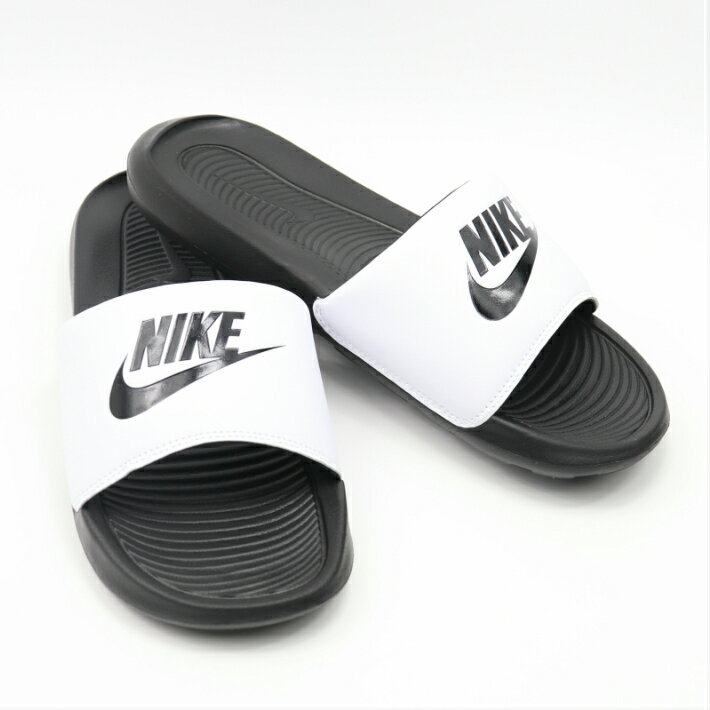 NIKE VICTORI ONE SLIDE CN9675-005 WHITE/BLACK 正規品 nike ナイキ サンダル ビクトリーワン スライド スライドサンダル シャワーサンダル メンズサンダル メンズ レディース 夏 夏用 サマー…