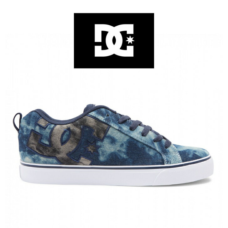 DC COURT VULC TX SE DM231031-BRQ0 DARK DENIM メンズスニーカー スケーターブランド デニム 男性靴 ストリートファッション カジュアルシューズ low コートシューズ 楽天検索 楽天市場 サーチ ランキング 広告 通販 キングサイズ 29cm 30cm あす楽