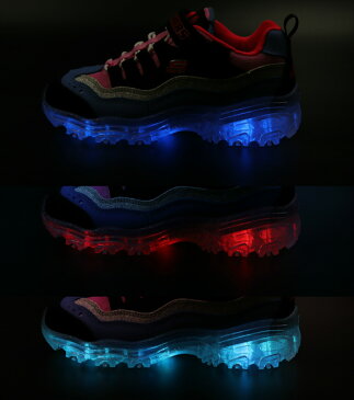 SKECHERSガールズ S Lights Ice D'Lites Snow Spark 20401L BPPR BLACK/PINK/PURPLE 正規品 スケッチャーズ 光るスニーカー 充電式 ダンスシューズ ジュニアスニーカー 子供靴 ハイテク 楽天検索 楽天市場 サーチ ランキング 広告 通販 2020年 19cm 20cm 21cm 22cm 23cm