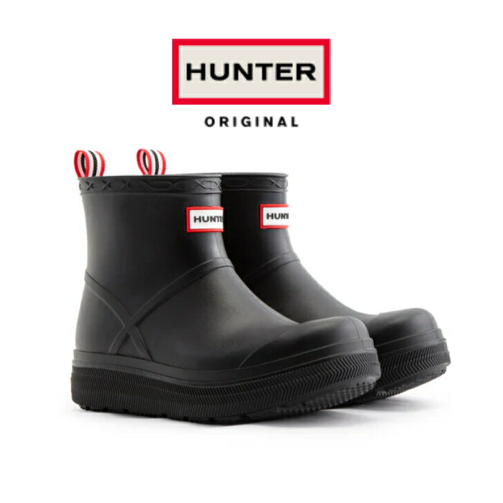 HUNTERUFS7105PVCBLK˥åץ쥤⡼ǥåȥ֡ĥ֥å쥤֡ĥ󥺥֡ĥǥ֡ؿͷ»ηȥɥϥ󥿡ʳŷԾŷ󥭥󥰹22cm23cm24cm25cm26cm27cm28cm