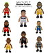 BleacherCreaturesNBA10PLUSHFIGURE有名NBA選手フィギュア人形P1-NBPレブロンカリーハーデンペニーシャック八村アイバーソンロッドマンレアアイテム