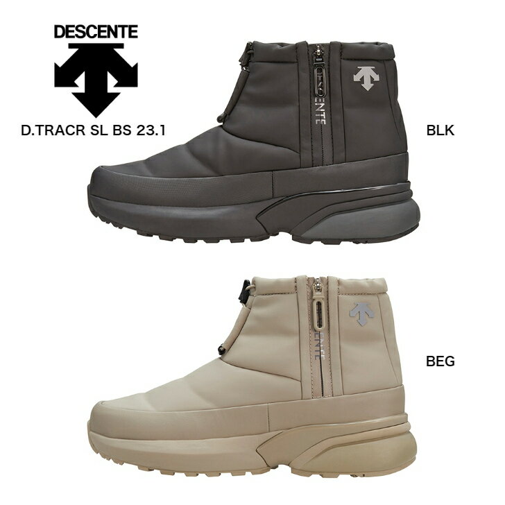 DESCENTE DM1WJD07 BLK BEG デサント D.Trace SL BS 23.1 ウィンターブーツ 防寒ブーツ 防水 レディースブーツ メンズブーツ 男性靴 女性靴 ショートブーツ 黒 ベージュ 透湿防水設計 保温 楽天検索 楽天市場 サーチ ランキング 通販 あす楽 23cm 24cm 25cm 26cm 27cm 28cm