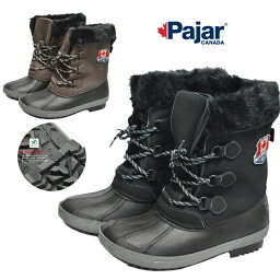 Pajar CANADA OSCAR BOOTS パジャール カナダ オスカー 防寒ブーツ メンズ スノーブーツ 北海道 雪山 登山靴 防寒靴 保温 雪寒地 男性靴 カジュアル ウインターブーツ 防水 防滑ソール ブラック ダークブラウン 楽天検索 25.5cm 26cm 26.5cm 27cm 27.5cm 58079 58080 あす楽