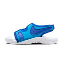 NIKE SUNRAY ADJUST6 PS DX5545-400 BLUE LIGHTNING/RACER BLUE キッズサンダル 水陸両用シューズ ナイキ サンレイ アジャスト 6 ブルー 子供靴 女の子靴 nike スポーツサンダル アウトドア レ…