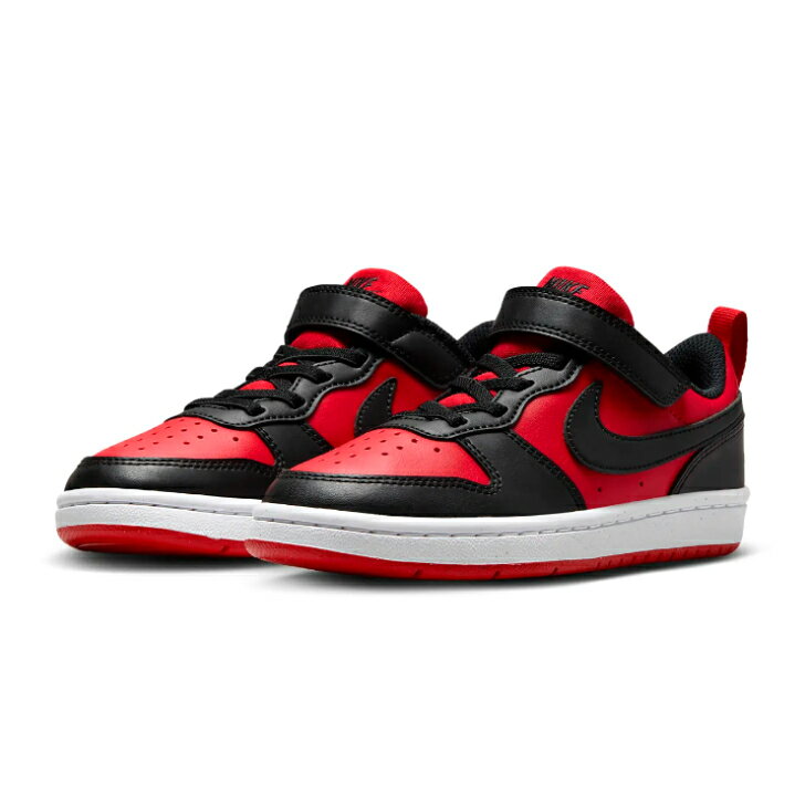 NIKE COURT BOROUGH LOW RECRAFT PS DV5457-600 ナイキ コート ボロー LOW リクラフト ジュニアスニーカー 子供靴 コートスニーカー 赤黒 男の子靴 女の子靴 マジック 楽天検索 楽天市場 17cm …