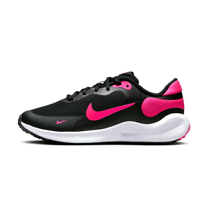 NIKE REVOLUTION7 GS FB7689-002 BLACK/PINK ナイキ レボリューション 7 ジュニアシューズ ランニングシューズ 子供靴 運動靴 黒 ピンク nike 女の子靴 楽天市場 楽天検索 サーチ ランキング 広告 通販 あす楽 ジュニアスニーカー