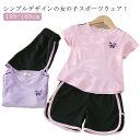 子供運動着 上下セット 女の子 セットアップ 吸汗 薄手 スポーツウェア tシャツ ショートパンツ 運動着 ジュニア 短パン 半袖 トレーニングウェア 子供服 ...