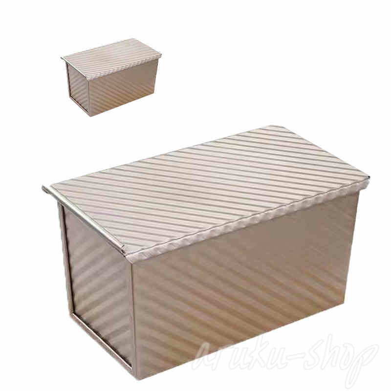 食パン型 1斤 フタ付 食パンケース パン作り道具 パン型 波紋型 パン焼 粘りにくい ケーキ型 お菓子 パ..