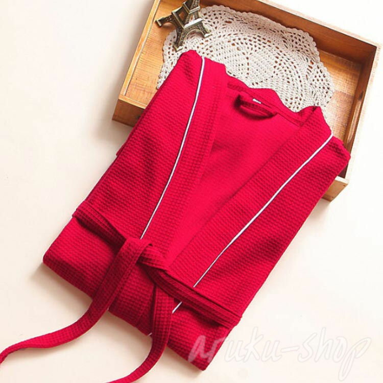 バスローブ ガウン 男女兼用 ワッフル生地 メンズ レディース 部屋着 ルームウェア 優しい肌触り 男女兼用 ホテル お風呂上り バスタオル ロング 綿 吸水 速乾 保温 パジャマ 無地 シンプル お風呂上りにサッと羽織れる おそろい ペアルック