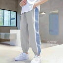 パンツ キッズ 接触冷感 涼しい 冷感パンツ ロングパンツ 長ズボン ライン入り パンツ 子供服 女の子 男の子 ジュニア 薄手 涼しい カジュアル ゆったり 通気性 柔らかい 夏