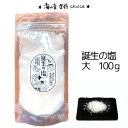 誕生の塩(大)100g 天然塩 手作り 平窯焚き製法 竹野 海水 てんぷら おにぎり 海の音 女将のchoice