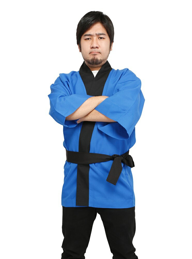 祭りだ！はっぴ 青 夏祭り 応援グッズ お祭り衣装 はっぴ 祭り 夏祭り はっぴ 神輿 はっぴ イベント 用品 インスタ映え 推し