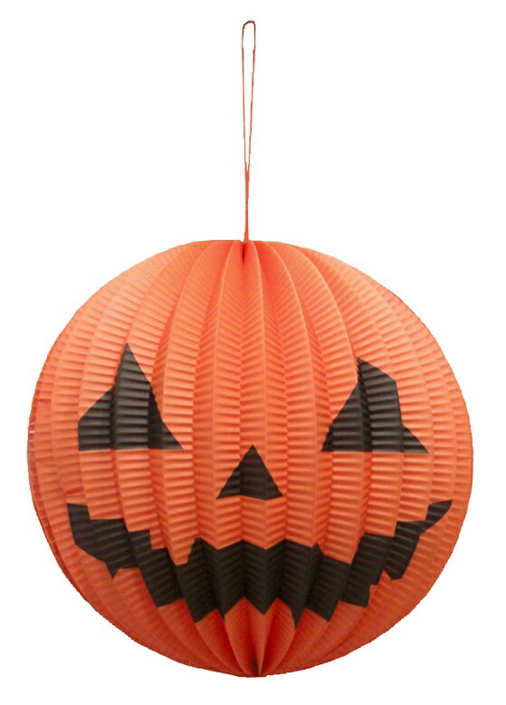 【ハロウィンコスチューム・ハロウィン用品特集】ハロウィン早割・先得SALE/50％OFF パンプキンペーパーランタン/Pumpkin Paper Lantern ハロウィン衣装・コスチューム・ハロウィン・衣装・仮装・ハロウィーン【RCP1209mara】【07Sep12P】