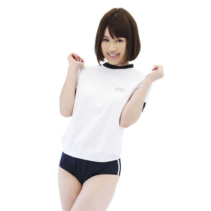 メール便の注意事項はこちら名札付♪大人気の体操服！ブルマのハイレグカット＆サイドラインがポイント♪準備運動のストレッチ、あの子とペアにならないかな？【セット内容】Tシャツ・ブルマ【カラー】紺/白【素材】素材：ポリエステル　その他【適応サイズ】Lサイズ：バスト86〜94cm、ウエスト69〜77cm、ヒップ92〜100cm