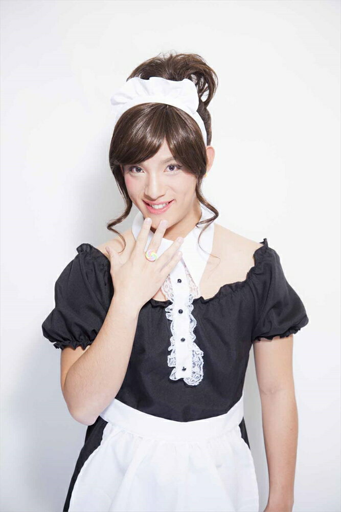 Rakuten - 男性用女装コスチューム プリュムオム キャンディーメイド PLUME HOMME コスプレ コスチューム 仮装 余興 パーティーグッズ 女装 インスタ映え 推し