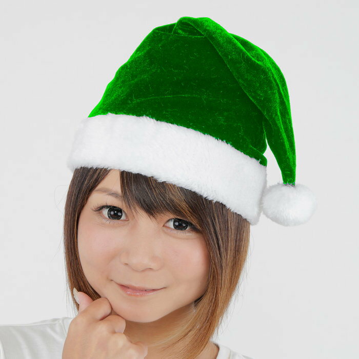 クリスマス コスプレ サンタ帽子 グリーン クリスマス コスプレ プチプラ Xmas サンタクロース コスチューム 衣装 インスタ映え 推し