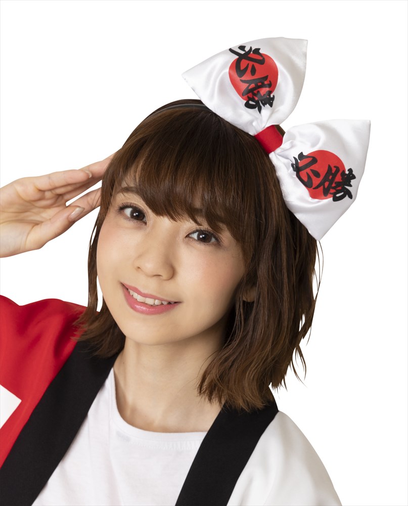 応援 必勝りぼんカチューシャ 日本応援グッズ ジャパン パーティーグッズ イベント用品 鉢巻 応援 インスタ映え 推し