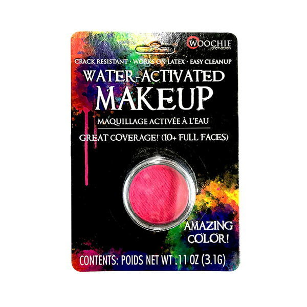 シネマシークレット WOOCHIE 1/8oz. ウォーターメイクアップ ピンク Water Activated Makeup Color 0.11oz/3.1g WAI0003 | ピンク 桃色 水性 特殊メイク ハロウィン 仮装 パーティー ドーラン コスプレ フェイスペイント インスタ映え 推し