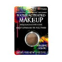 シネマシークレット WOOCHIE 1/8oz. ウォーターメイクアップ ダークフレッシュ Water Activated Makeup Color 0.11oz/3.1g WAI0014 | 薄茶色 ブラウンカラー 水性 パーティー 特殊メイク コスプレ ハロウィン フェイスペイント 仮装 ドーラン インスタ映え 推し 1