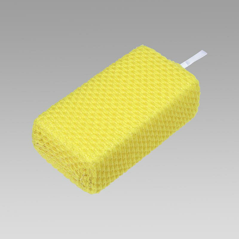 ・アクリル繊維の細かい溝がバスタブ等に付着した油分の多い湯アカを吸着し、キズをつけずに水だけでも汚れを落とします。・立体感のある凸凹ニットが効果的に汚れに密着してこすり落とします。・収納に便利な吊りヒモ付きです。商品詳細材質：ネット＝アクリ...