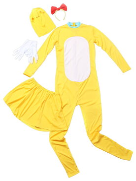 なり研 イエロータイツウーマン ドラミちゃん ドラえもん 仮装 衣装 男女兼用 コスチューム なりきりキャラ パーティー 変装 コスプレ