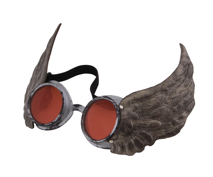 ウィングゴーグル シルバー Winged Goggles SLV ELOPE ハロウィン センイル 誕生日パーティー インスタ映え 推しサングラス インスタ映え 推し