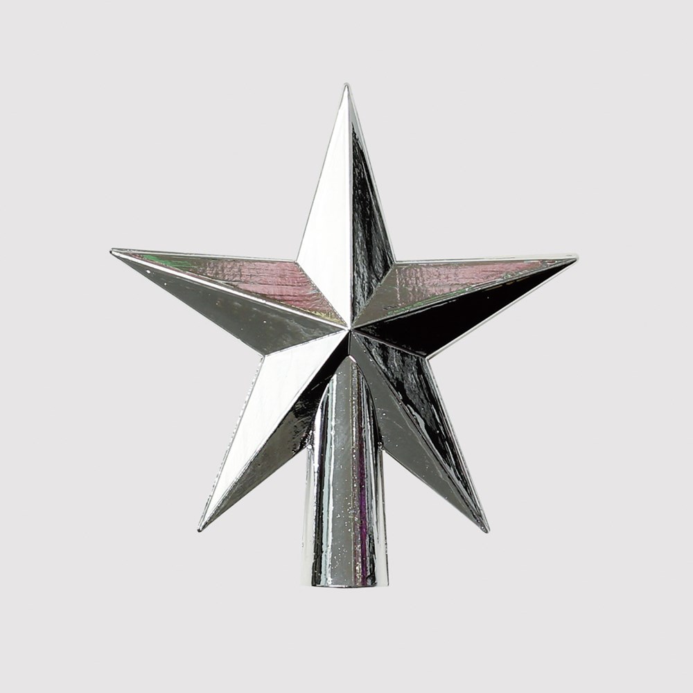 トップスターシルバー 14cm　シルバー クリスマス ツリー 小物 XMAS小物 パーティーグッズ イベント インスタ映え 推…
